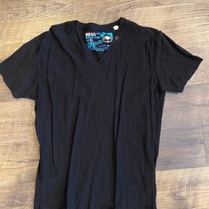 diesel short sleeve t shirt. V neck